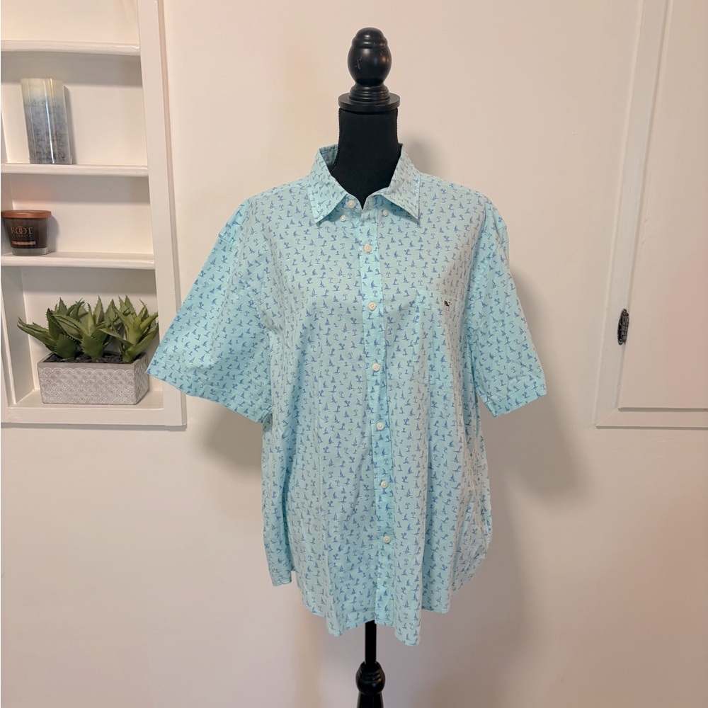 Vineyard Vines Men’s Short Sleeve Button Up